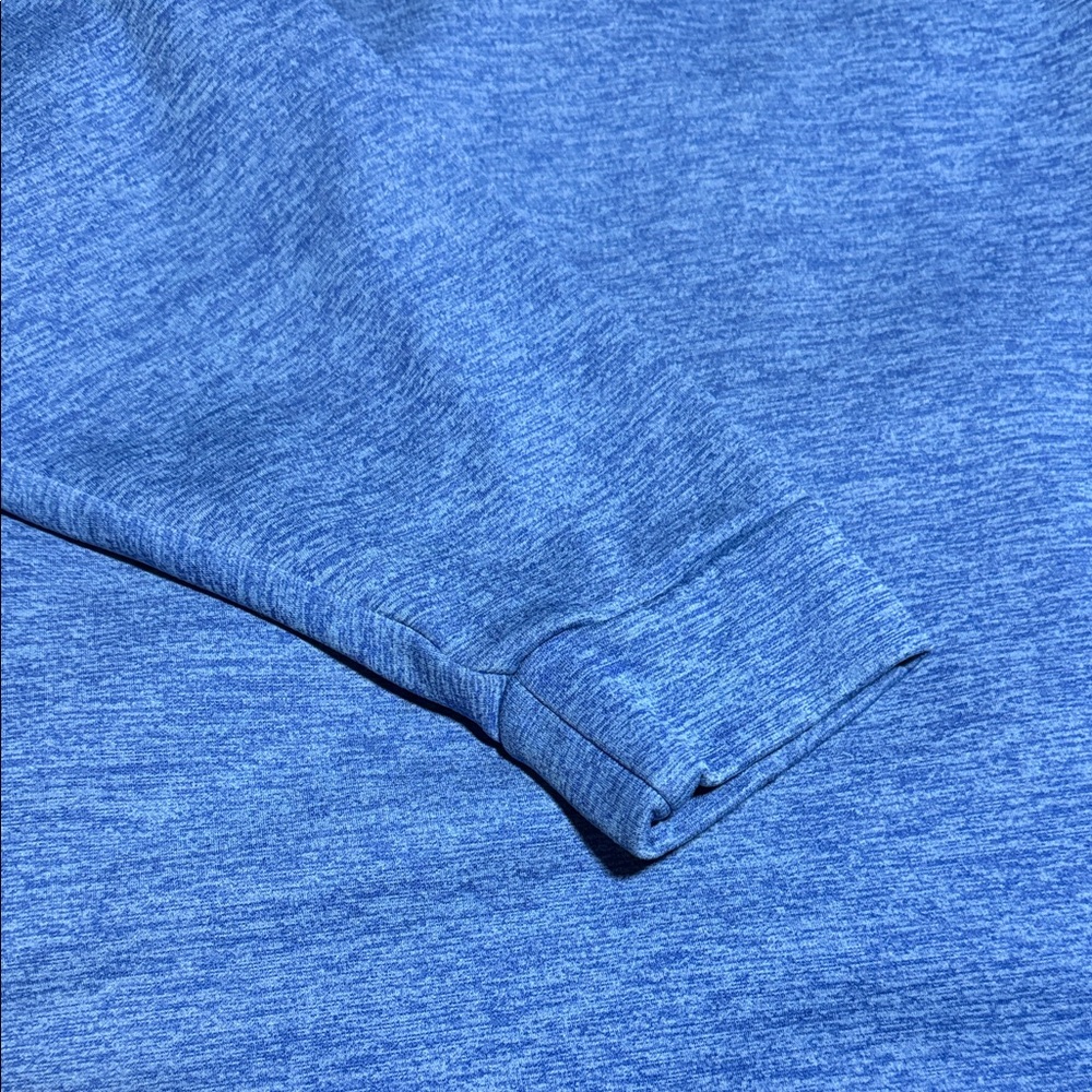 Nike Blue Heather Pullover Hoodie with White Swoosh - Picture 9 of 9
